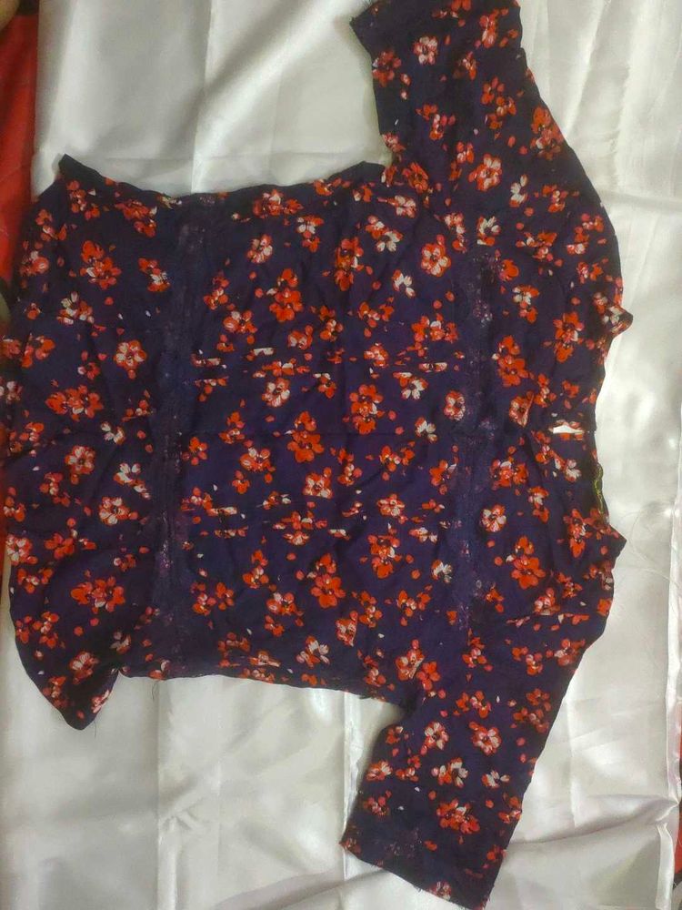 Floral Print Top