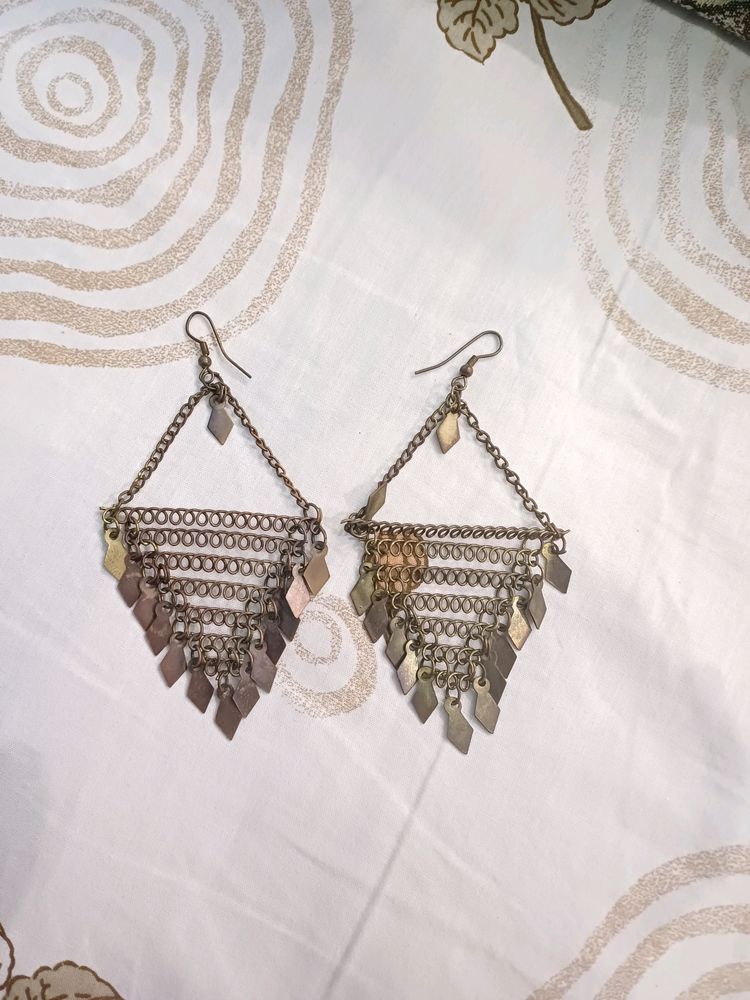 Golden Spiral Earrings