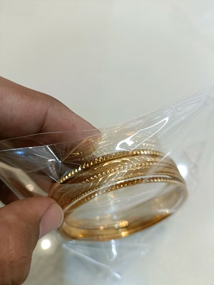 Gold Plated Chura Set Size 2.8