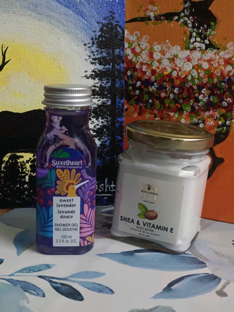 A Lavender Shower Gel , Vitamin E Body Butter