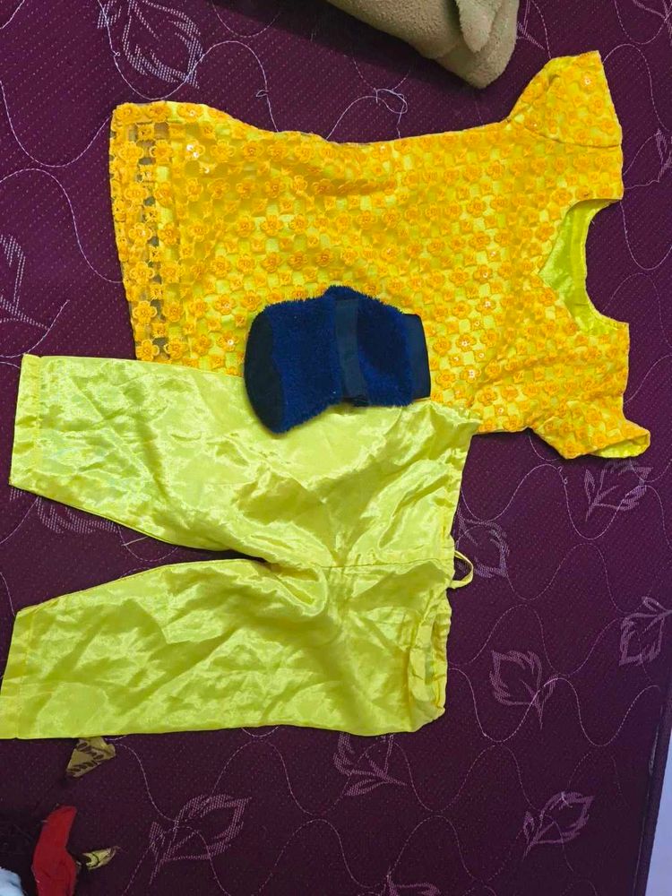 Vibrant Yellow Kurta Set