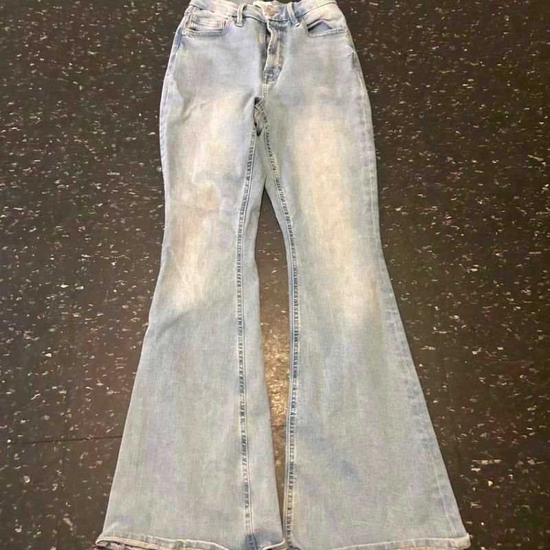 Light Wash Flare Jeans