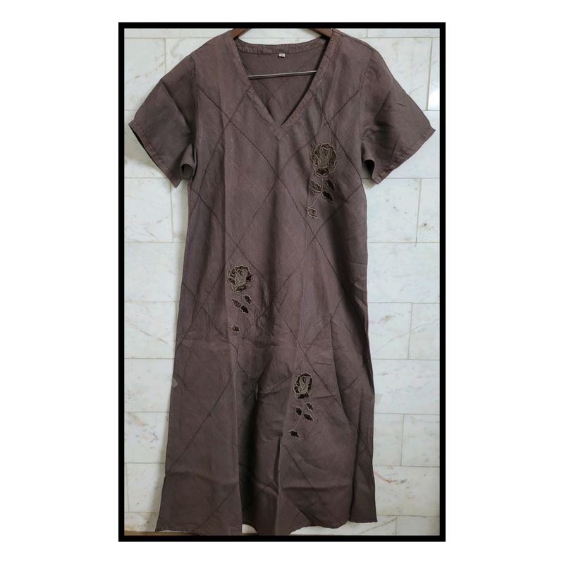 Bohemian Linen Dress