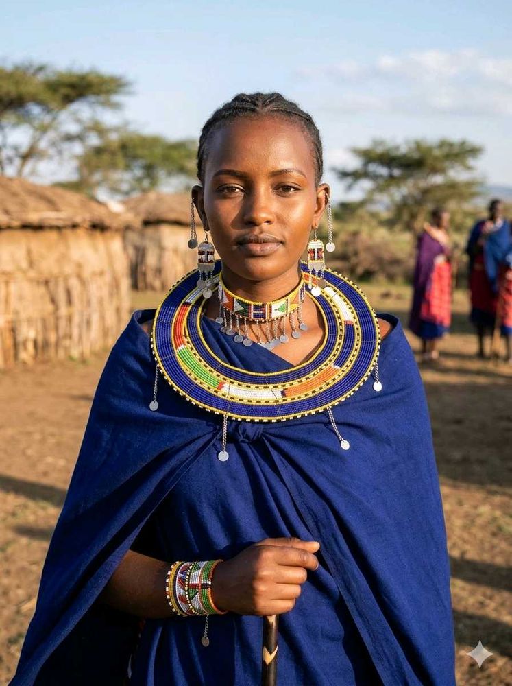 African Maasai Beaded 3in1 Jewellery Set