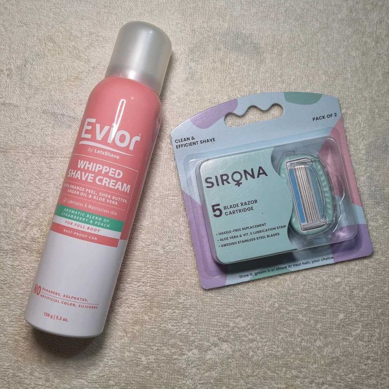 Eviro Shaving Cream &amp; Sirona Razor Set