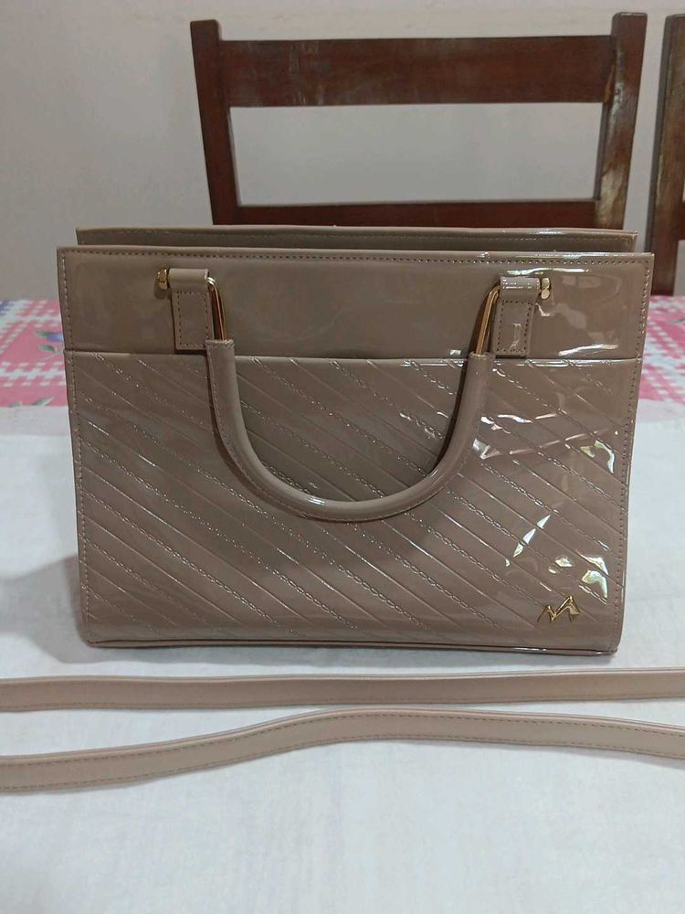 Metro Beige Handbag
