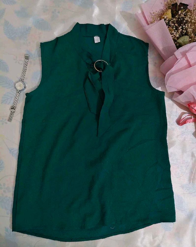 Chip green top✨
