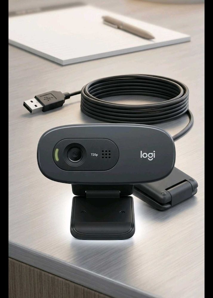 Logitech C270 HD Webcam - Crystal Clear Video