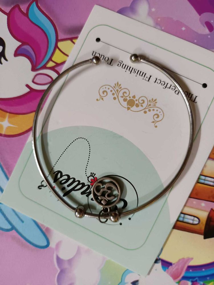 Om Symbol Bangle Bracelet