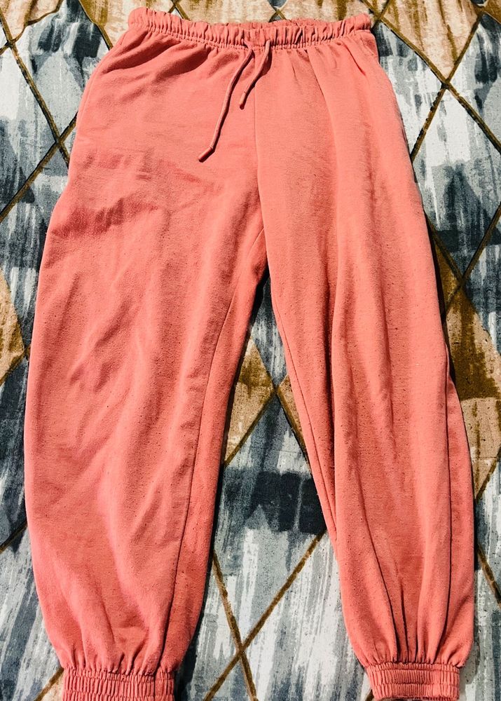 Peach Joggers - Casual Comfort