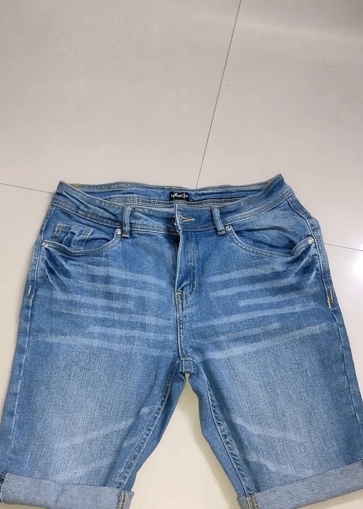 Denim Design Shorts