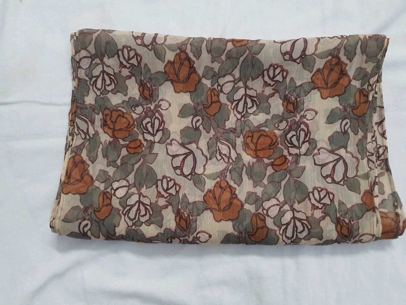 Floral Print Dupatta