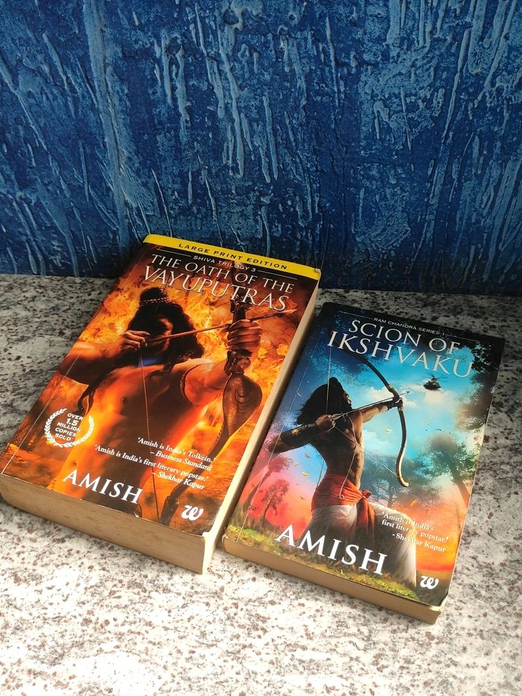 Amish Tripathi Shiva Trilogy Book 1 And Ram Chandra Series Book 1