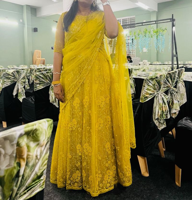 Beautiful Yellow Lehenga Choli/Haldi w