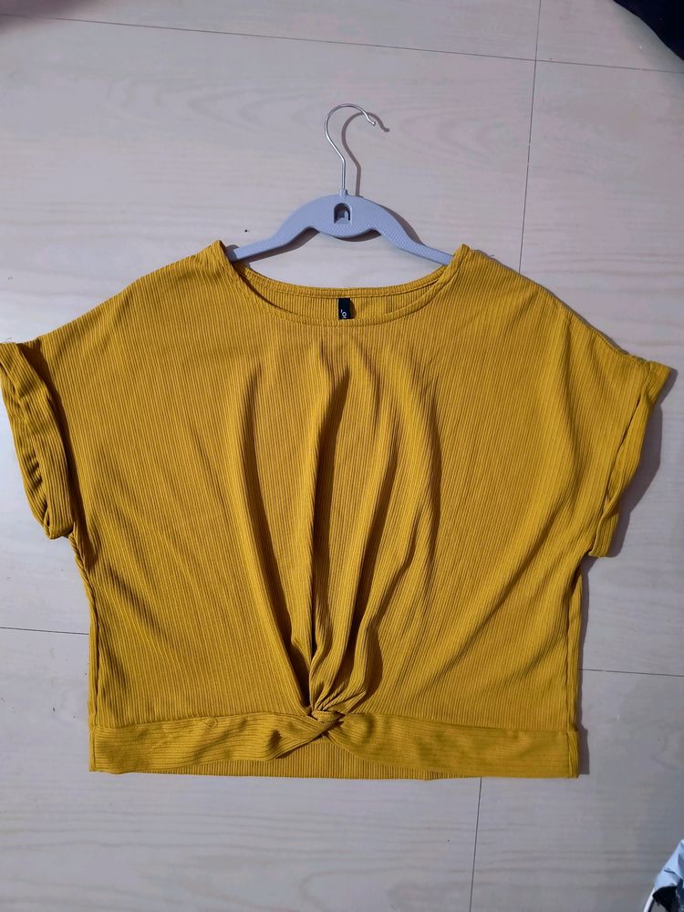 Mustard Low Rise Top