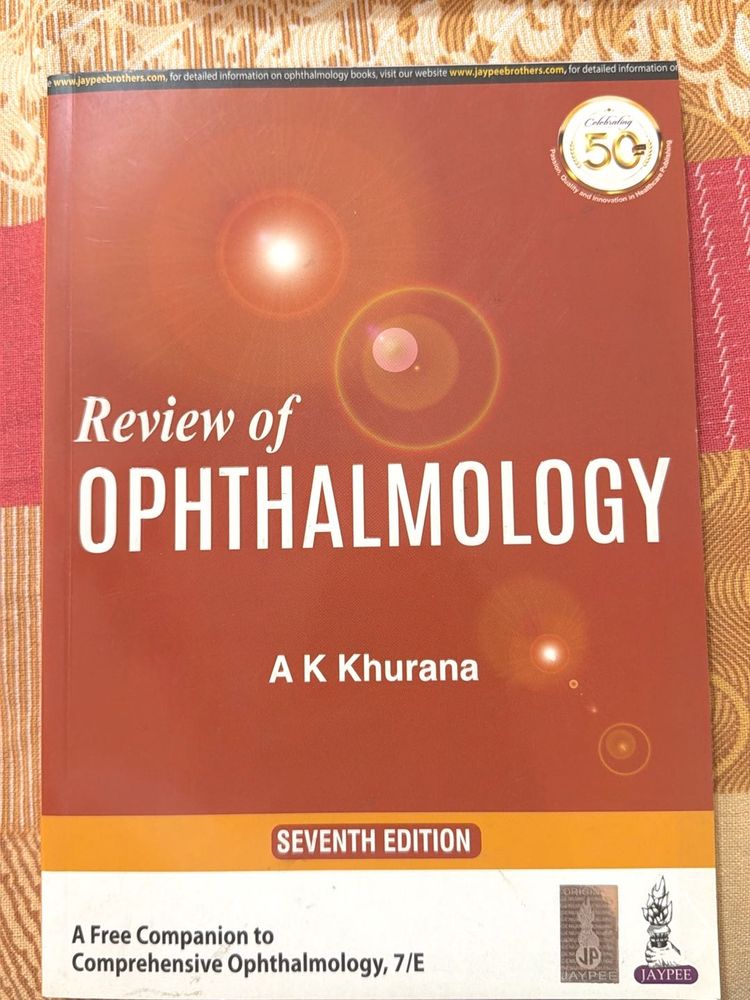 Review of Ophthalmology - 7th Edition