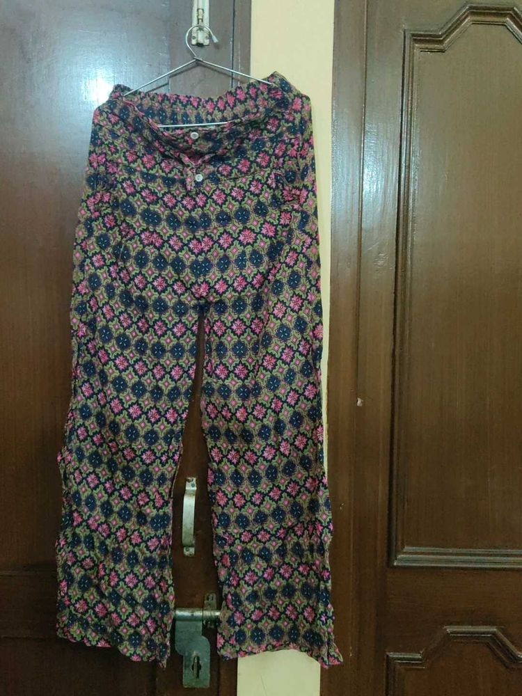 Printed Palazzo Pants