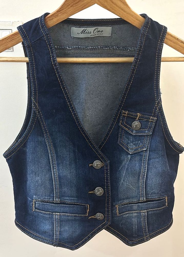 denim vest