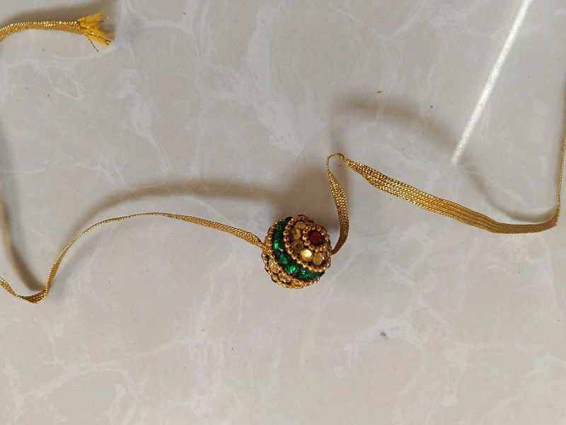 Handcrafted Kundan Mindhal(mindhod) - New without