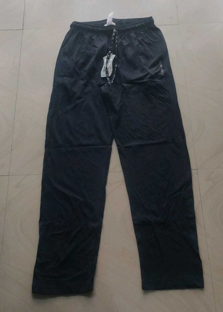 Men's Black Casual Track Pants