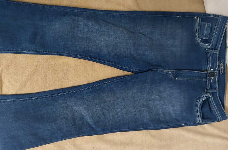 Blue y2k Bootcut Jeans