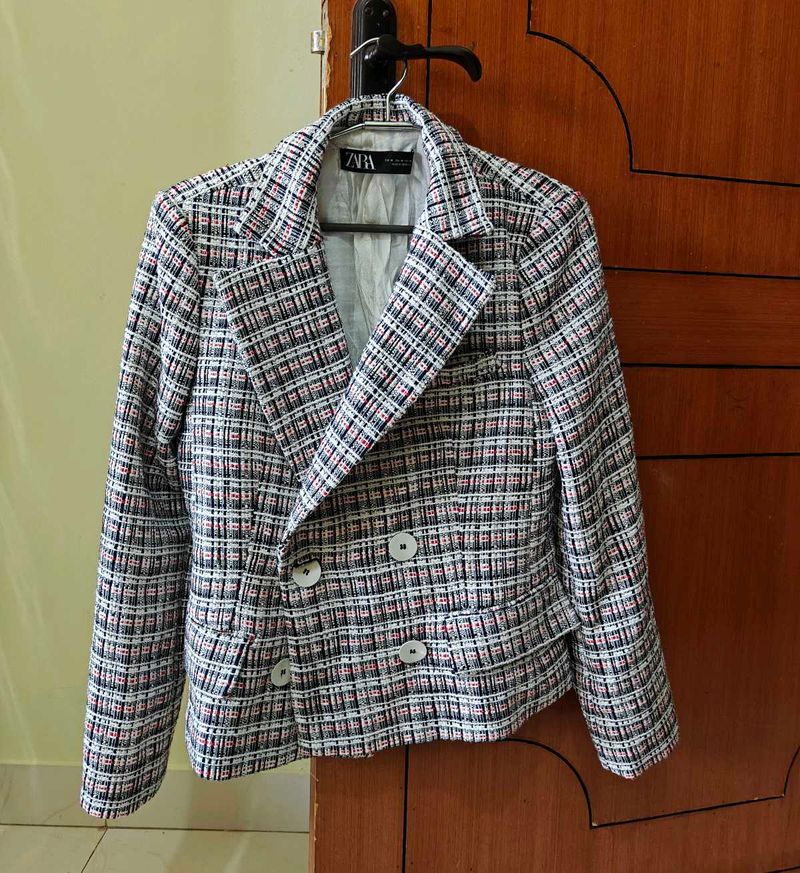 Zara Double Breasted Blazer