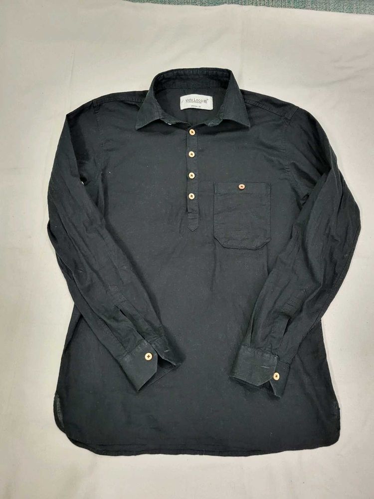 Black Short Kurta