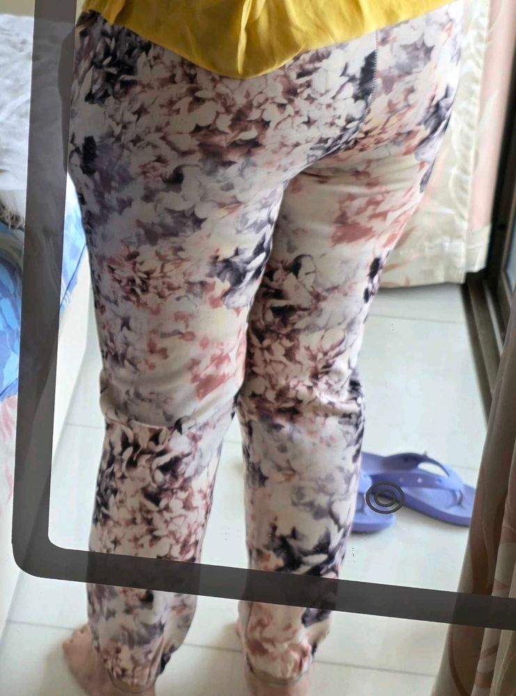Floral Print Pants