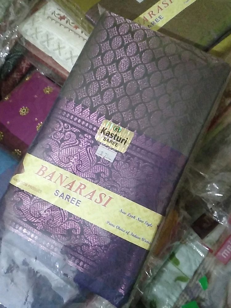 Banarasi Silk Saree Embroidery Work