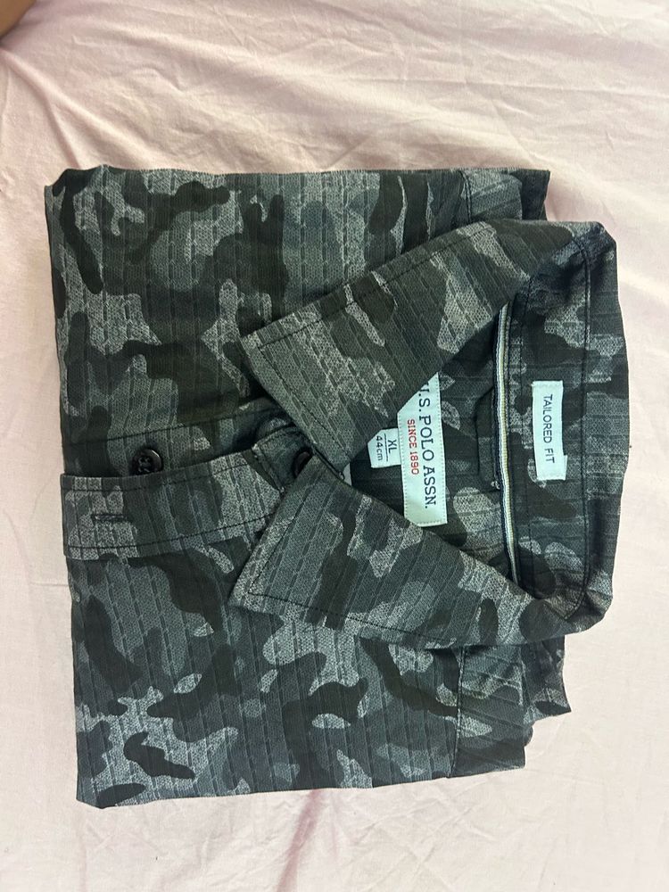 U.S. Polo Assn. Men's Camo Shirt