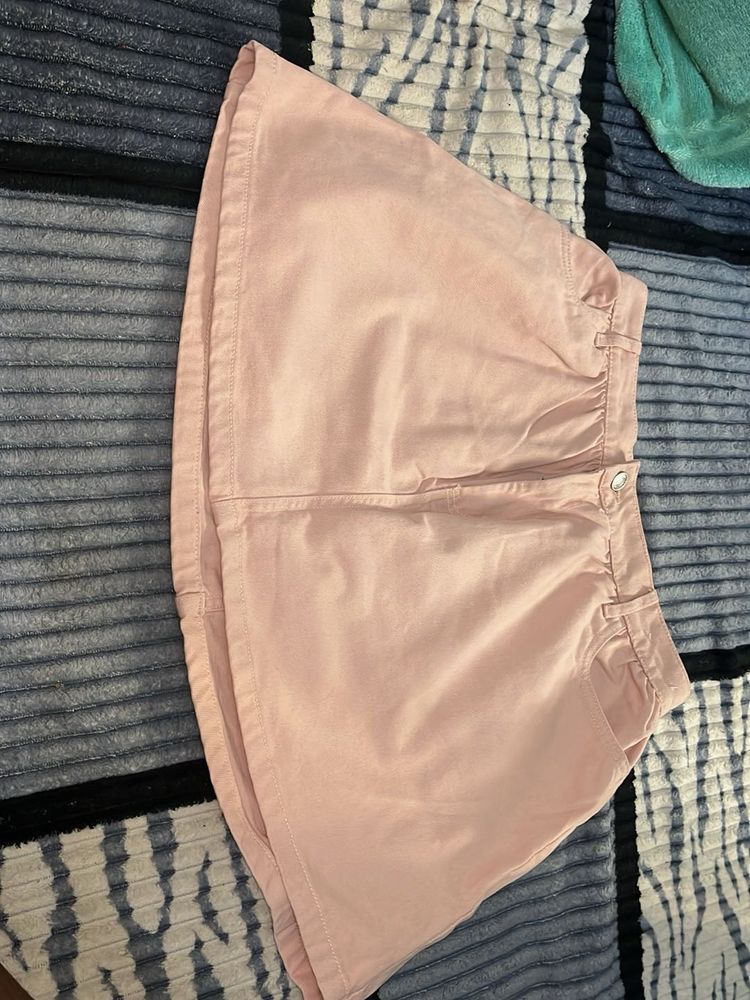 Cute Pink Mini Skirt
