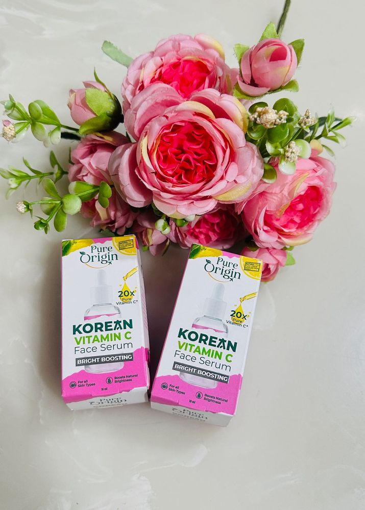 Korean Vitamin C Face Serum pack of 2