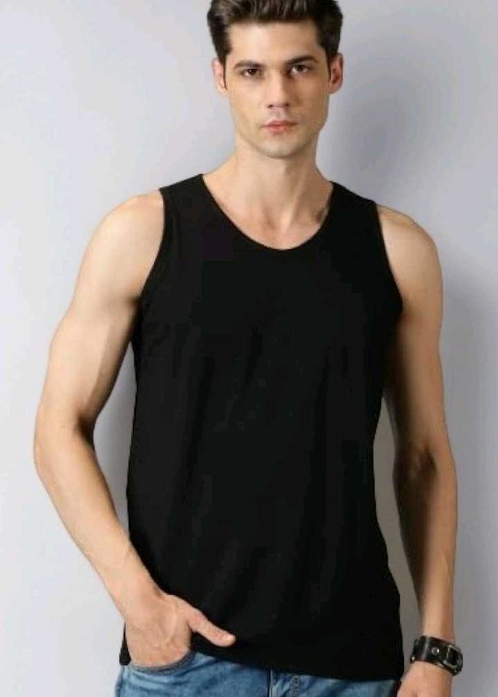 💫New Men's Black XXL  gym Tank Top