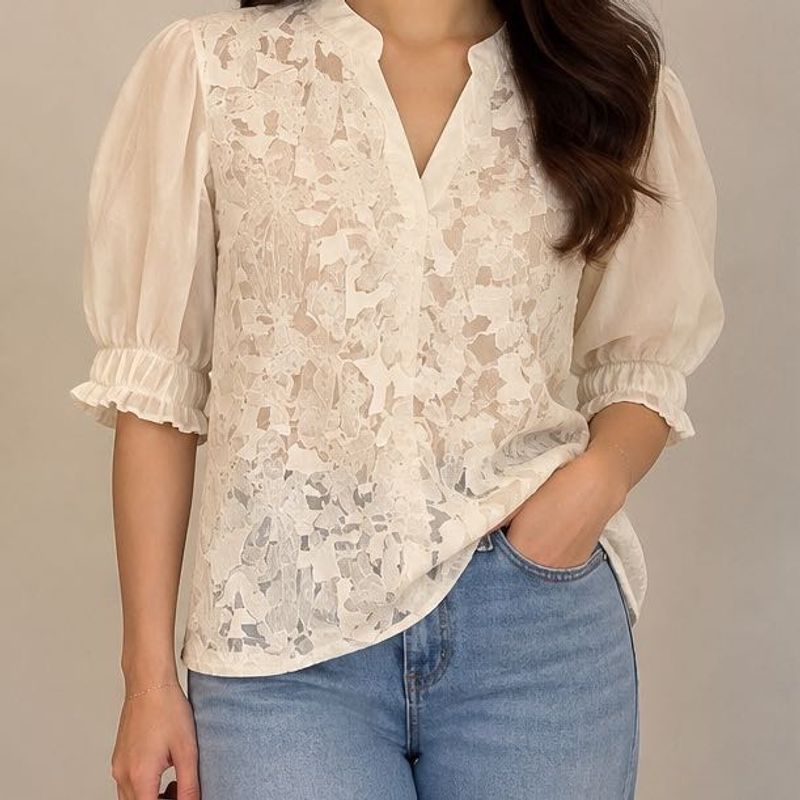 Elegant Embroidered Blouse