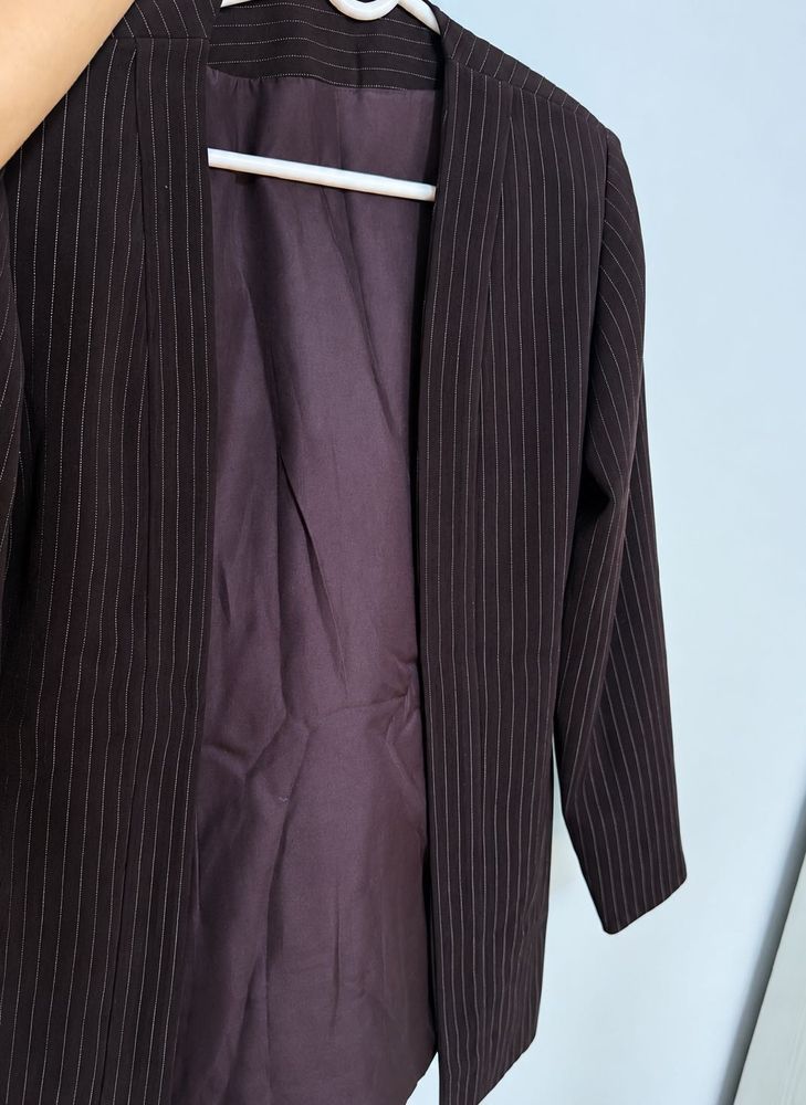 Classic Pinstripe Blazer