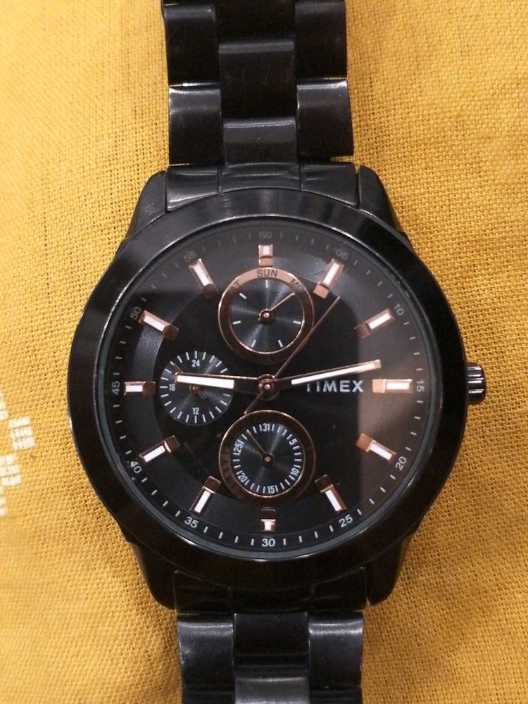 Timex Black Dial Watch