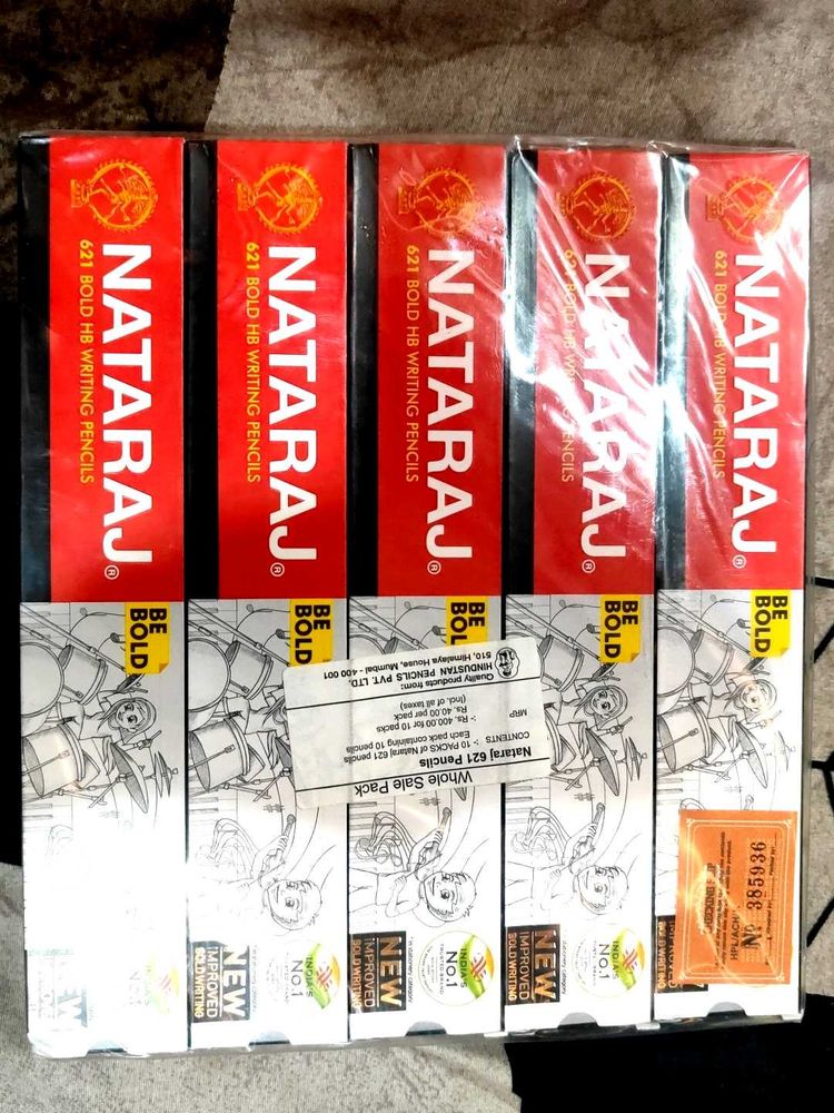 Nataraj 621 HB Writing Pencils - Bulk Pack