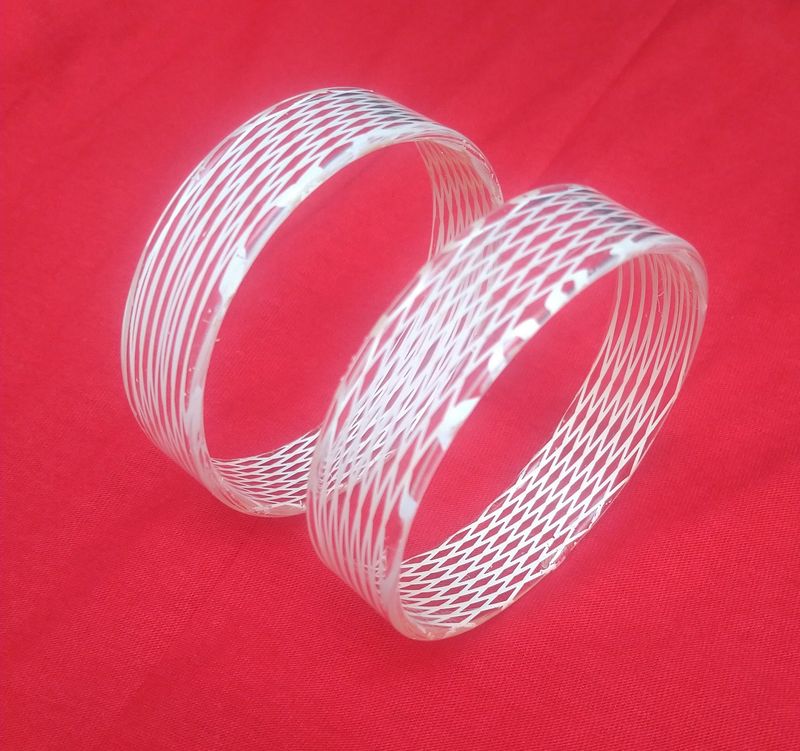Silver Glass Kangan