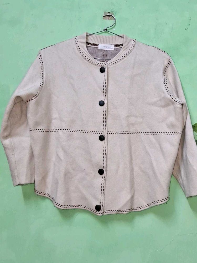Studio White Cardigan