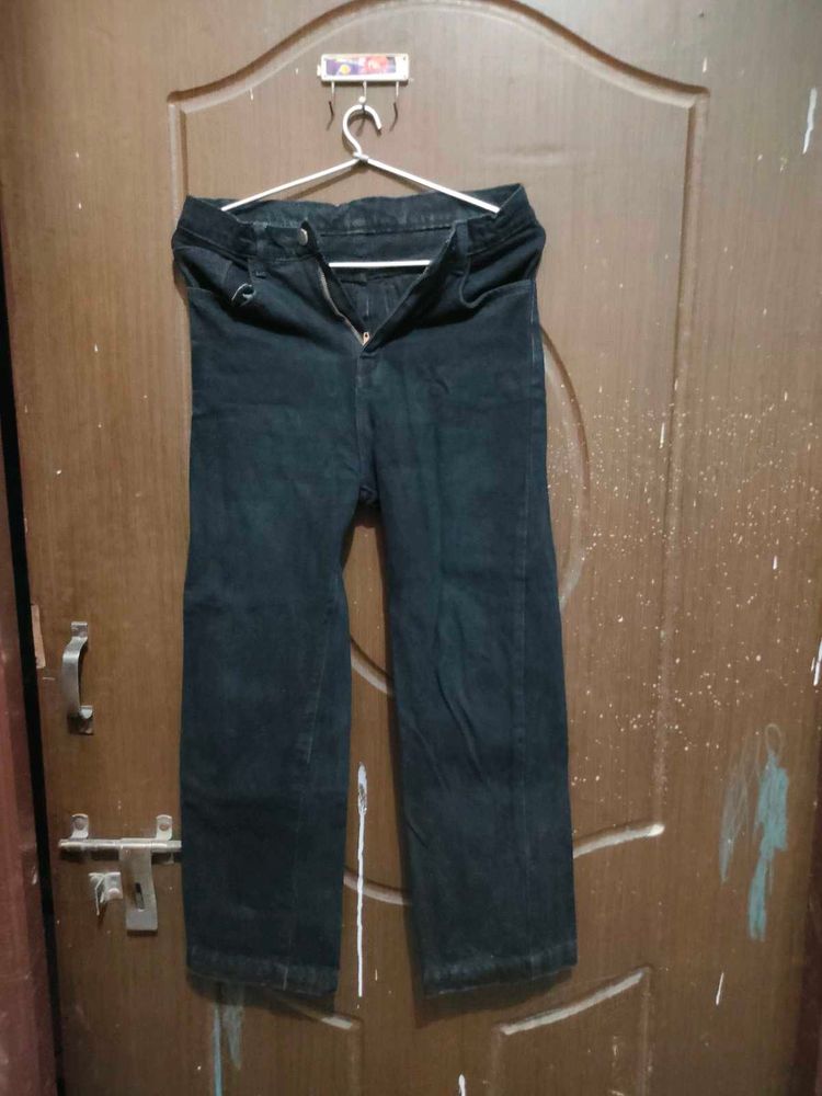 Classic Black Denim Jeans