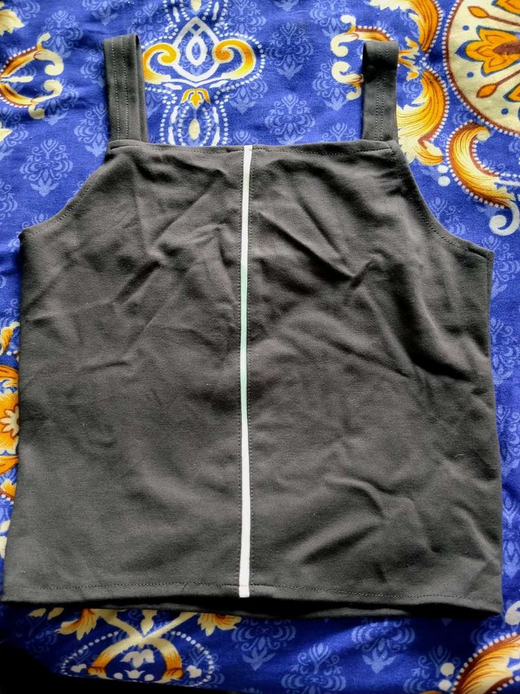 Stylish Grey Tank Top