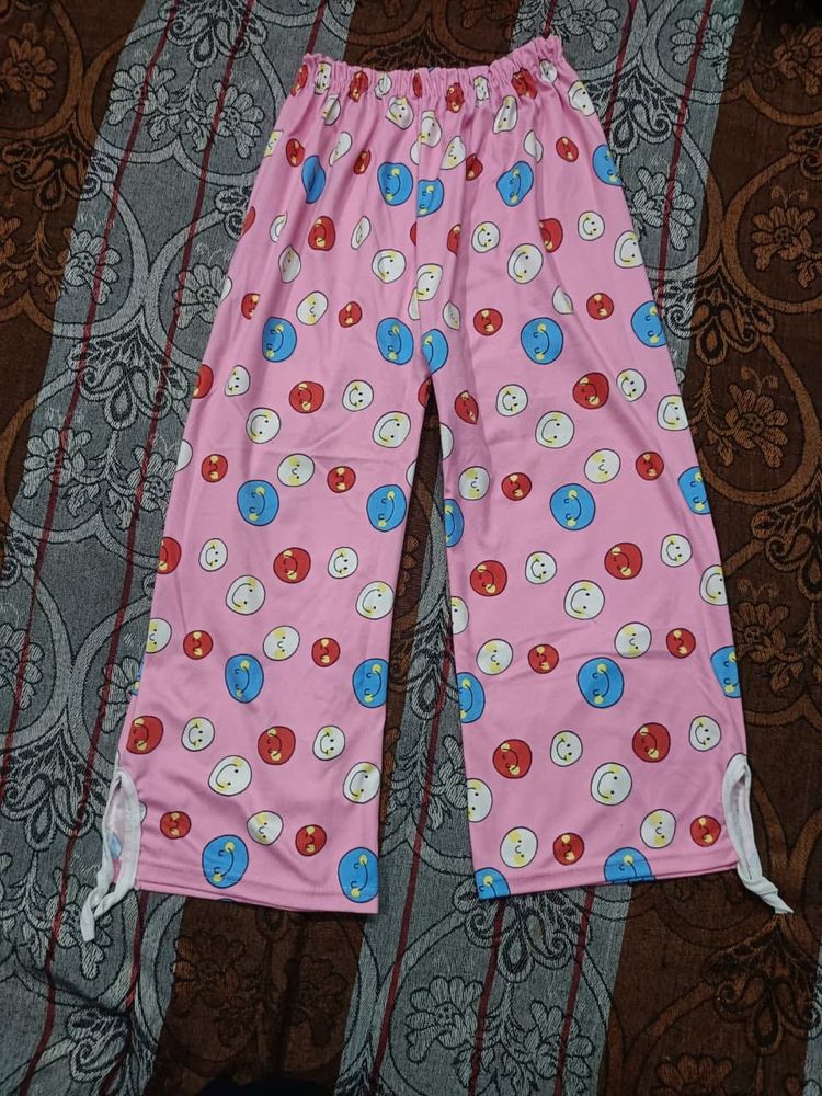 Cute Smiley Face Palazzo Pants