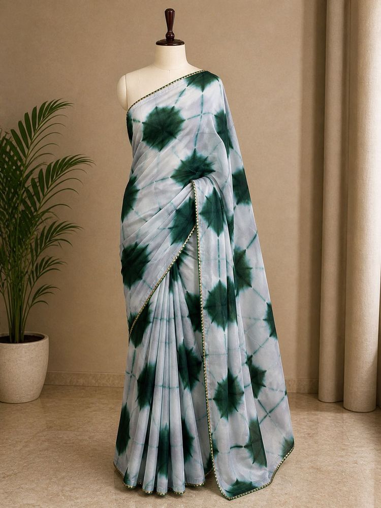 Stylish Tie-Dye Saree
