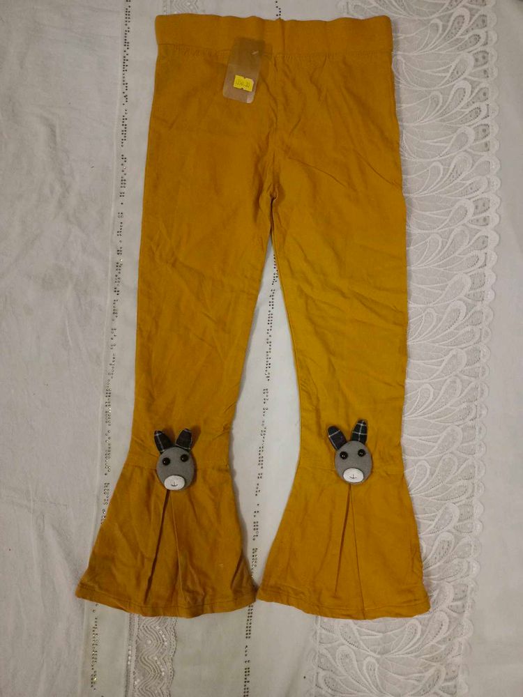 Cute Yellow Bunny Leggings