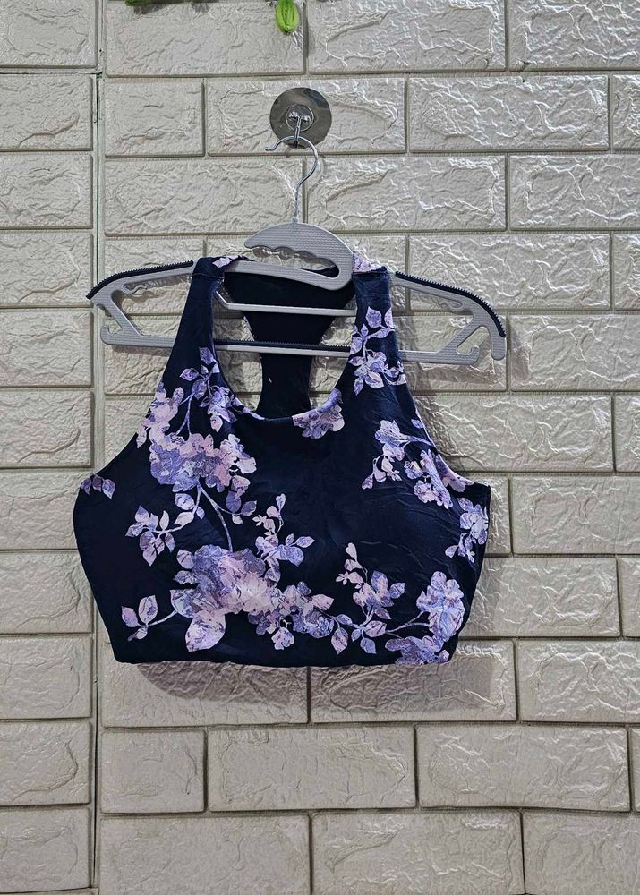 GapFit Blackout Floral Sports Bra