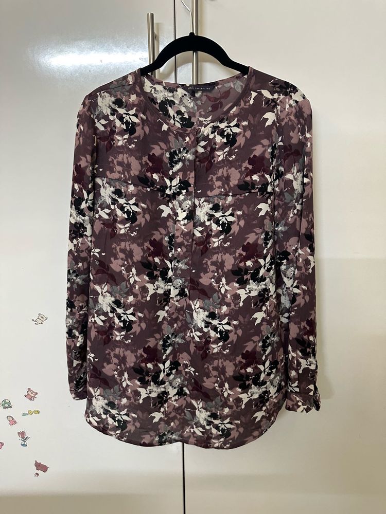 Size 10 M&amp;S Elegant Pink Flowery Top