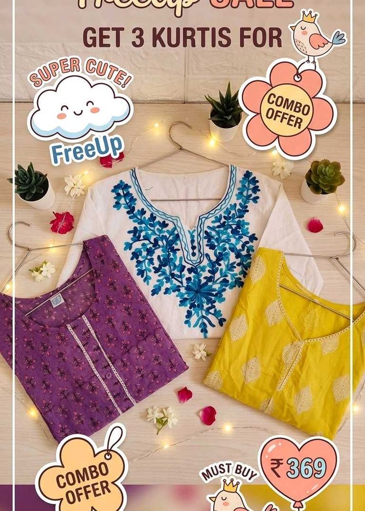🛍️Charming Kurta Set - 3 Pieces 🛍️