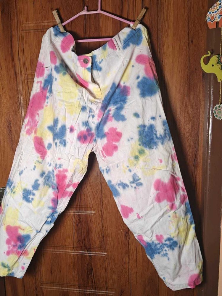 Free delivery - Colorful Tie-Dye Pants