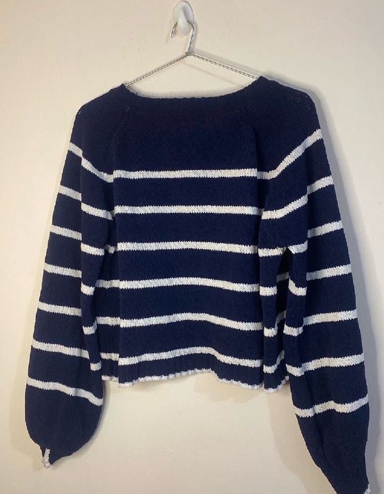 Striped Cropped Sweater