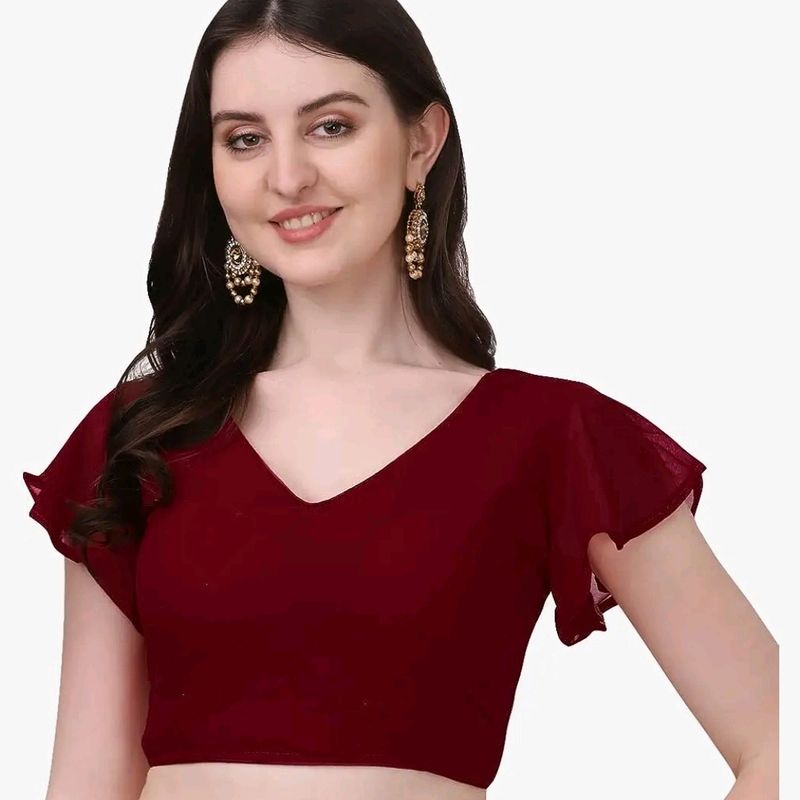 Georgette Bell Sleeves Blouse